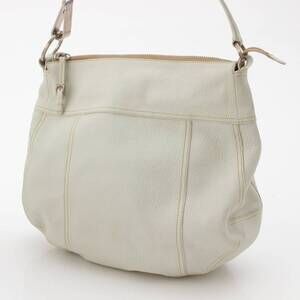 Prada Double Leather White One Handbag Shoulder Stitched Bag Hobo